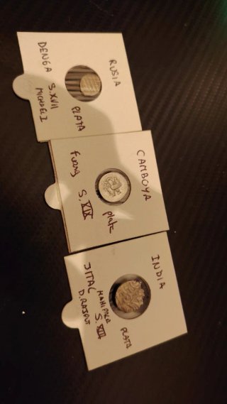 Lote de monedas de plata