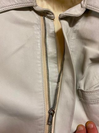 Giacca vera pelle vintage donna