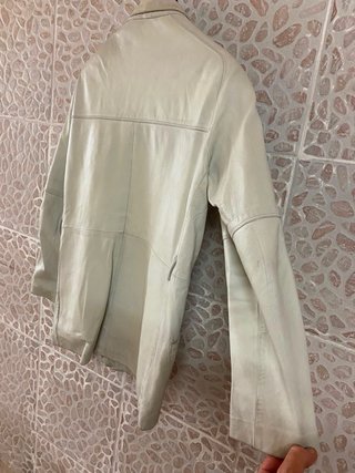 Giacca vera pelle vintage donna