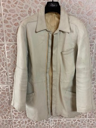 Giacca vera pelle vintage donna