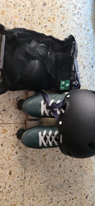 Patines Oxelo Verdes oscuros y complementos