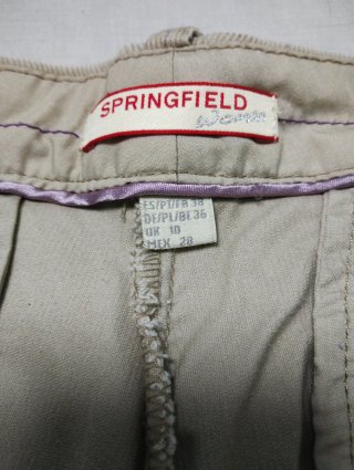 Pantalón pana Springfield beige