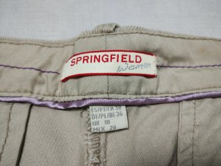 Pantalón pana Springfield beige