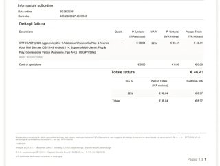 Adattatore auto ottocast