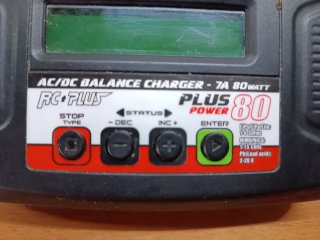 Cargador RC PLUS POWER 80 AC/DC