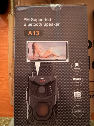 Altavoz Bluetooth A13 FM TF USB