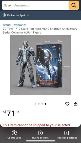 Figura Coleccionable Iron Man Mark 42