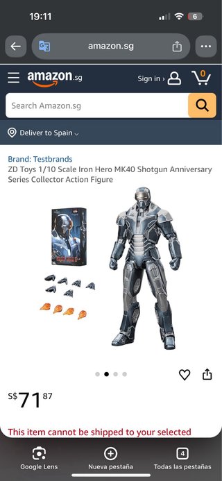 Figura Coleccionable Iron Man Mark 42