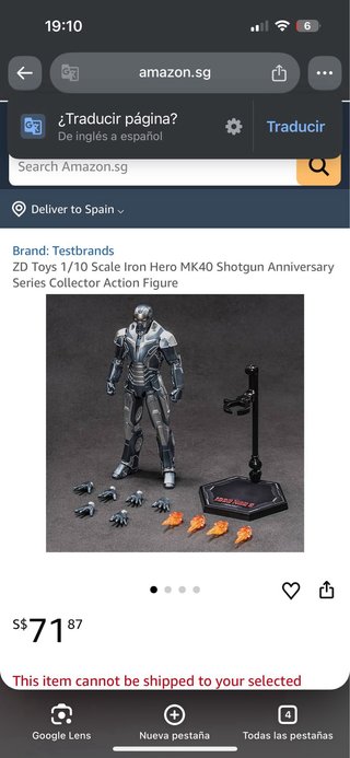 Figura Coleccionable Iron Man Mark 42