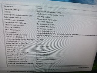 PC Escritorio pequeño tamaño. Ideal ofimática.
