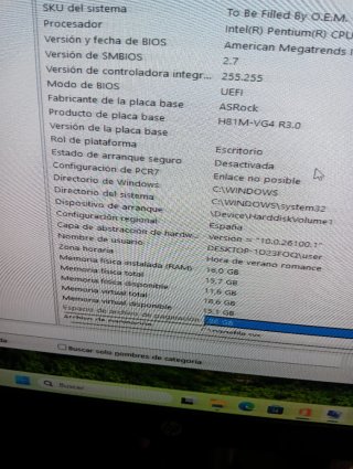 PC Escritorio pequeño tamaño. Ideal ofimática.