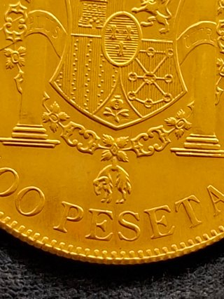 Moneda 100 Pesetas Alfonso XIII Oro 1897