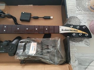Guitarra Rock Band Rickenbacker PS3 + Dongle