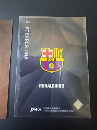 Cromos de fútbol Daka Romario Ronaldinho