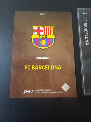 Cromos de fútbol Daka Romario Ronaldinho