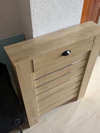 Mueble cubre radiador delgado madera