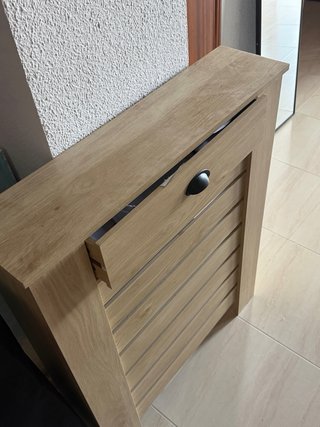 Mueble cubre radiador delgado madera