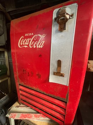 NEVERA ORIGINAL COCA-COLA finales de los 60.
