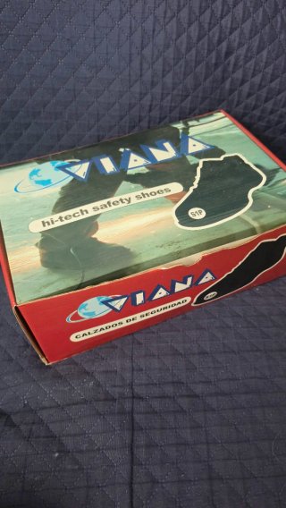 Botas de seguridad VIANA negras y grises
