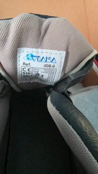 Botas de seguridad VIANA negras y grises