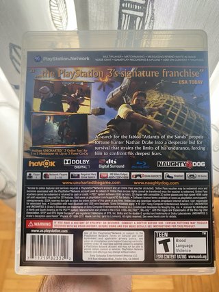 Uncharted 3 Drake's Deception PS3 USA