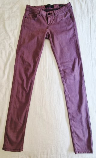 Pantalones Guess Skinny Starlet Morados Talla 34