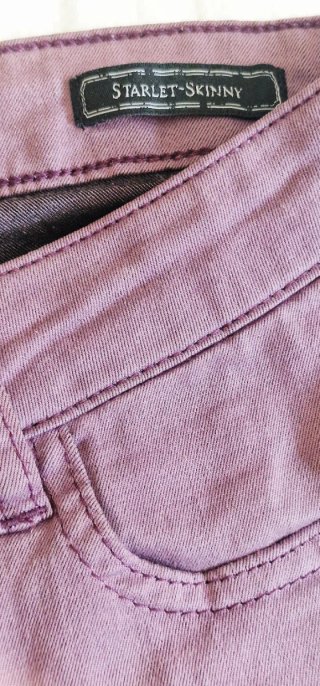 Pantalones Guess Skinny Starlet Morados Talla 34
