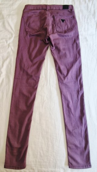 Pantalones Guess Skinny Starlet Morados Talla 34