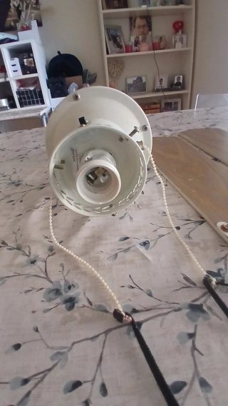 Ventilador de techo madera y metal