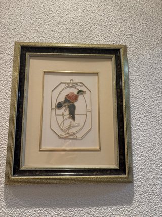 Conjunto cuadros Mariposas Vidrio y Metal