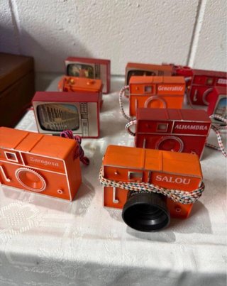 16 Cámaras Diapositivas Vintage Souvenir