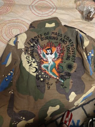 Chaqueta Camuflaje Militar Talla G