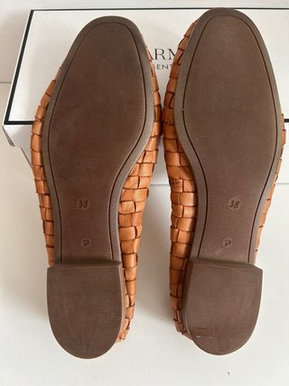 Zapatos Carmela Piel Trenzada Talla 38