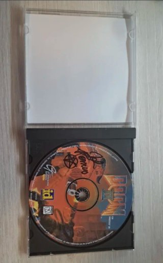 Doom 2 Windows 95 CD Original Firmado