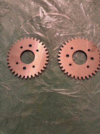 Kit 2 Ingranaggi Cilindrici Denti Dritti D90