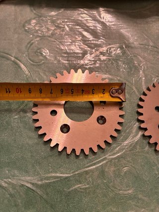 Kit 2 Ingranaggi Cilindrici Denti Dritti D90