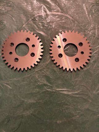Kit 2 Ingranaggi Cilindrici Denti Dritti D90