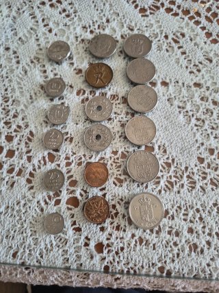 Lote de monedas antiguas