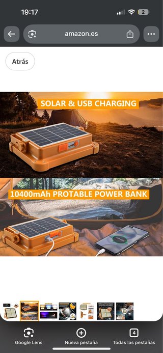 Lámpara LED Solar 1000W PJDDP