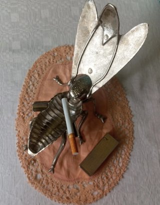 ~ Cenicero Vintage Diseño Mosca ~