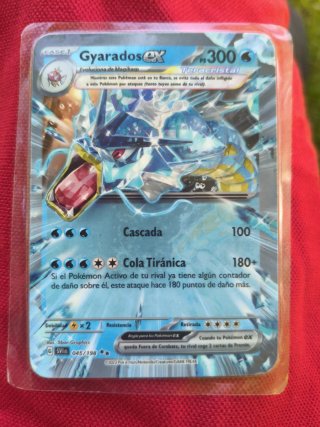 Carta Pokémon Gyarados ex 045/198 Holográfica