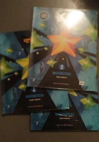 Libros matemáticas 2° Primaria Edelvives