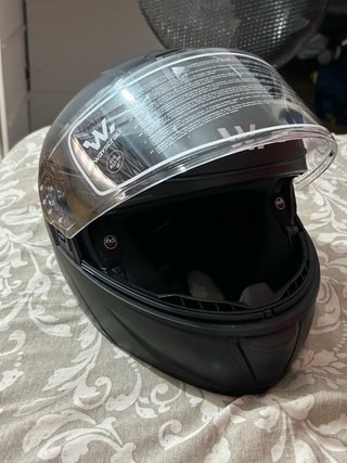 Casco Moto W. Talla S Negro Nuevo