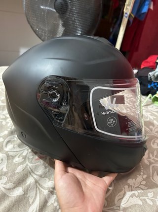 Casco Moto W. Talla S Negro Nuevo