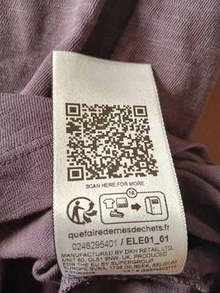 Camiseta Superdry Morada Talla S