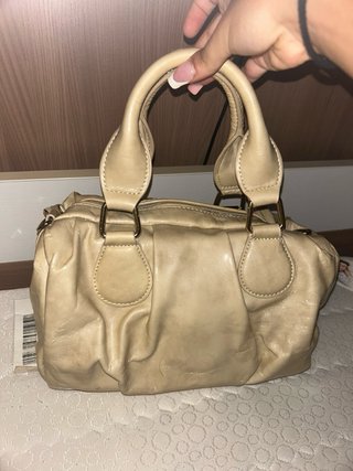 Borsa Liu Jo Beige con Dettagli Oro