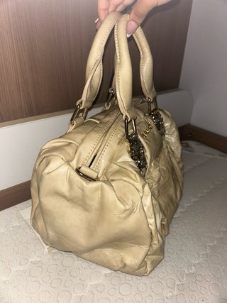 Borsa Liu Jo Beige con Dettagli Oro
