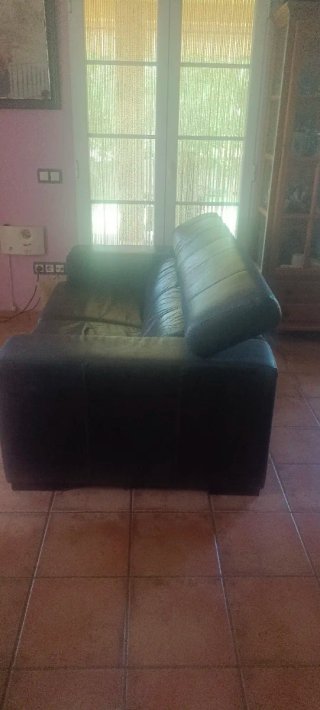 Sofá Seccional de Cuero 100x190x90