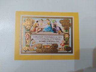 ETIQUETA PUROS PARTAGAS EXPO 1878