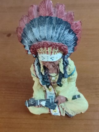 Indio figura guerrero